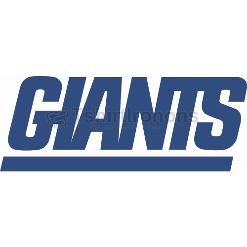 New York Giants T-shirts Iron On Transfers N629 - Click Image to Close